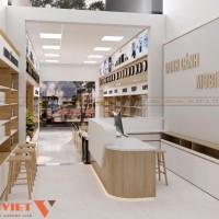 Thiết kế cửa hàng Minh Cảnh Mobile tại Hưng Yên 63m² hiệu quả 